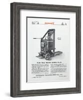 Automatic Transportation Company's Type Tlgl Tiering Lifting Truck-null-Framed Giclee Print