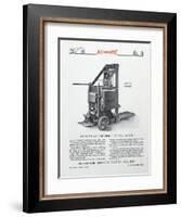 Automatic Transportation Company's Type Tlgl Tiering Lifting Truck-null-Framed Giclee Print