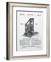 Automatic Transportation Company's Type Tlgl Tiering Lifting Truck-null-Framed Giclee Print