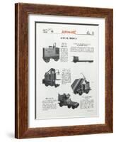 Automatic Transportation Company's Various Special Models of Automatic Units-null-Framed Giclee Print