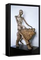 Automaton Representing Death Riding Lion, 1513-null-Framed Stretched Canvas