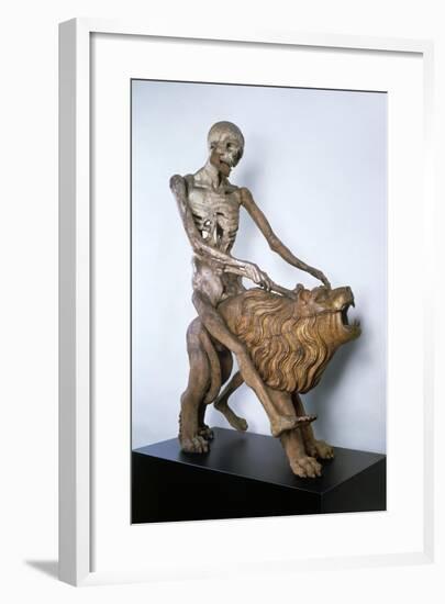 Automaton Representing Death Riding Lion, 1513-null-Framed Giclee Print