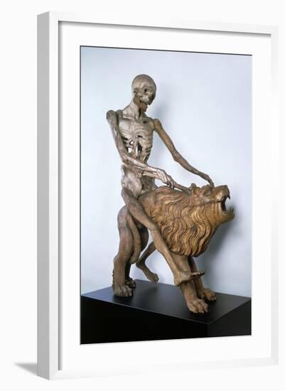 Automaton Representing Death Riding Lion, 1513-null-Framed Giclee Print