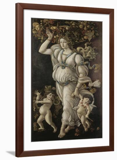 Automne ou Allégorie contre l'abus du vin-Sandro Botticelli-Framed Giclee Print