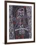 Automobile a la route noire-Jean Dubuffet-Framed Art Print