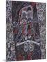 Automobile a la route noire-Jean Dubuffet-Mounted Art Print