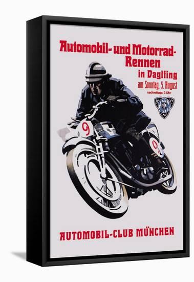 Automobile and Motorcycle Race, Munich-null-Framed Stretched Canvas