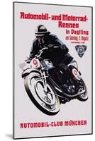 Automobile and Motorcycle Race, Munich-null-Mounted Art Print