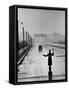 Automobile Arriving from the Eastern Sector of Berlin Being Halted by West Berlin Police-Ralph Crane-Framed Stretched Canvas