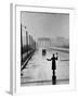 Automobile Arriving from the Eastern Sector of Berlin Being Halted by West Berlin Police-Ralph Crane-Framed Photographic Print