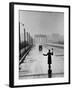 Automobile Arriving from the Eastern Sector of Berlin Being Halted by West Berlin Police-Ralph Crane-Framed Photographic Print