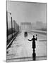 Automobile Arriving from the Eastern Sector of Berlin Being Halted by West Berlin Police-Ralph Crane-Mounted Photographic Print