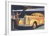 Automobile at the Airport-null-Framed Art Print