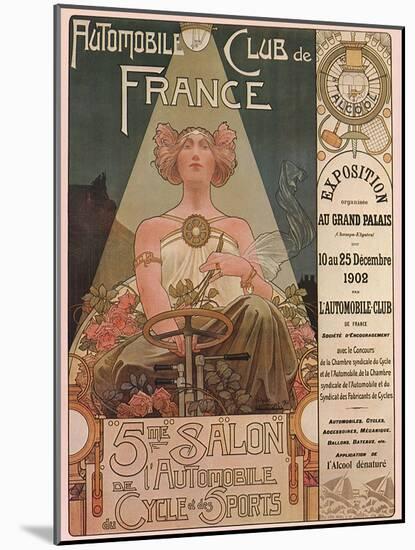 Automobile Club de France, c.1902-Privat Livemont-Mounted Giclee Print