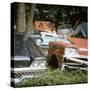 Automobile Junkyard-Walker Evans-Stretched Canvas