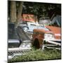 Automobile Junkyard-Walker Evans-Mounted Photographic Print