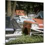 Automobile Junkyard-Walker Evans-Mounted Photographic Print