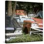 Automobile Junkyard-Walker Evans-Stretched Canvas