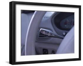 Automobile Light Controls-null-Framed Photographic Print