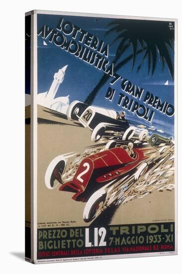 Automobile Lottery, Seventh Tripoli Grand Prix, May 7, 1933-null-Stretched Canvas