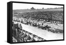 Automobile Racing near Washington D.C.-null-Framed Stretched Canvas