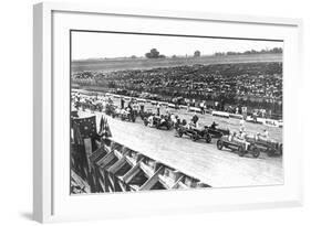 Automobile Racing near Washington D.C.-null-Framed Art Print