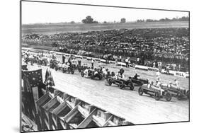 Automobile Racing near Washington D.C.-null-Mounted Art Print