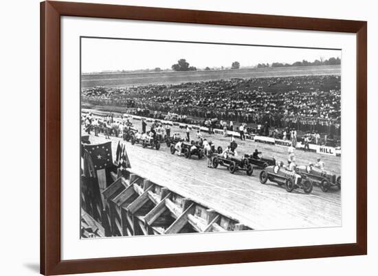 Automobile Racing near Washington D.C.-null-Framed Art Print