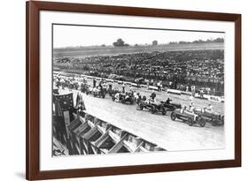 Automobile Racing near Washington D.C.-null-Framed Art Print