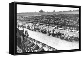 Automobile Racing near Washington D.C.-null-Framed Stretched Canvas