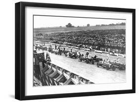 Automobile Racing near Washington D.C.-null-Framed Art Print