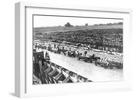 Automobile Racing near Washington D.C.-null-Framed Art Print