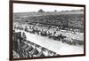 Automobile Racing near Washington D.C.-null-Framed Art Print