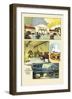 Automobile Sales and Service Building-Geo E. Miller-Framed Art Print