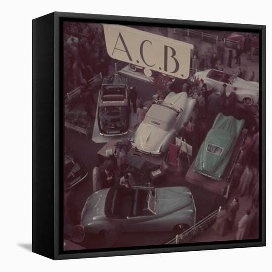 Automobile Show, Paris-Yale Joel-Framed Stretched Canvas