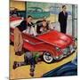 "Automobile Showroom", December 8, 1956-Amos Sewell-Mounted Giclee Print