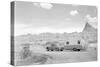 Automobile & Trailer on Badlands Highway-Philip Gendreau-Stretched Canvas