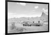 Automobile & Trailer on Badlands Highway-Philip Gendreau-Framed Premium Photographic Print