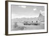 Automobile & Trailer on Badlands Highway-Philip Gendreau-Framed Photographic Print