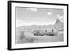 Automobile & Trailer on Badlands Highway-Philip Gendreau-Framed Photographic Print