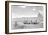 Automobile & Trailer on Badlands Highway-Philip Gendreau-Framed Photographic Print