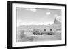 Automobile & Trailer on Badlands Highway-Philip Gendreau-Framed Photographic Print