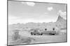 Automobile & Trailer on Badlands Highway-Philip Gendreau-Mounted Photographic Print
