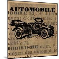 Automobile-Lisa Ven Vertloh-Mounted Art Print