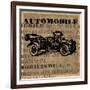 Automobile-Lisa Ven Vertloh-Framed Art Print