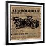 Automobile-Lisa Ven Vertloh-Framed Art Print