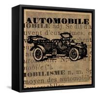 Automobile-Lisa Ven Vertloh-Framed Stretched Canvas