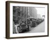 Automobiles at Second Avenue and Cherry Street, Seattle, 1909-Ashael Curtis-Framed Giclee Print