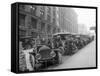 Automobiles at Second Avenue and Cherry Street, Seattle, 1909-Ashael Curtis-Framed Stretched Canvas