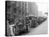 Automobiles at Second Avenue and Cherry Street, Seattle, 1909-Ashael Curtis-Stretched Canvas